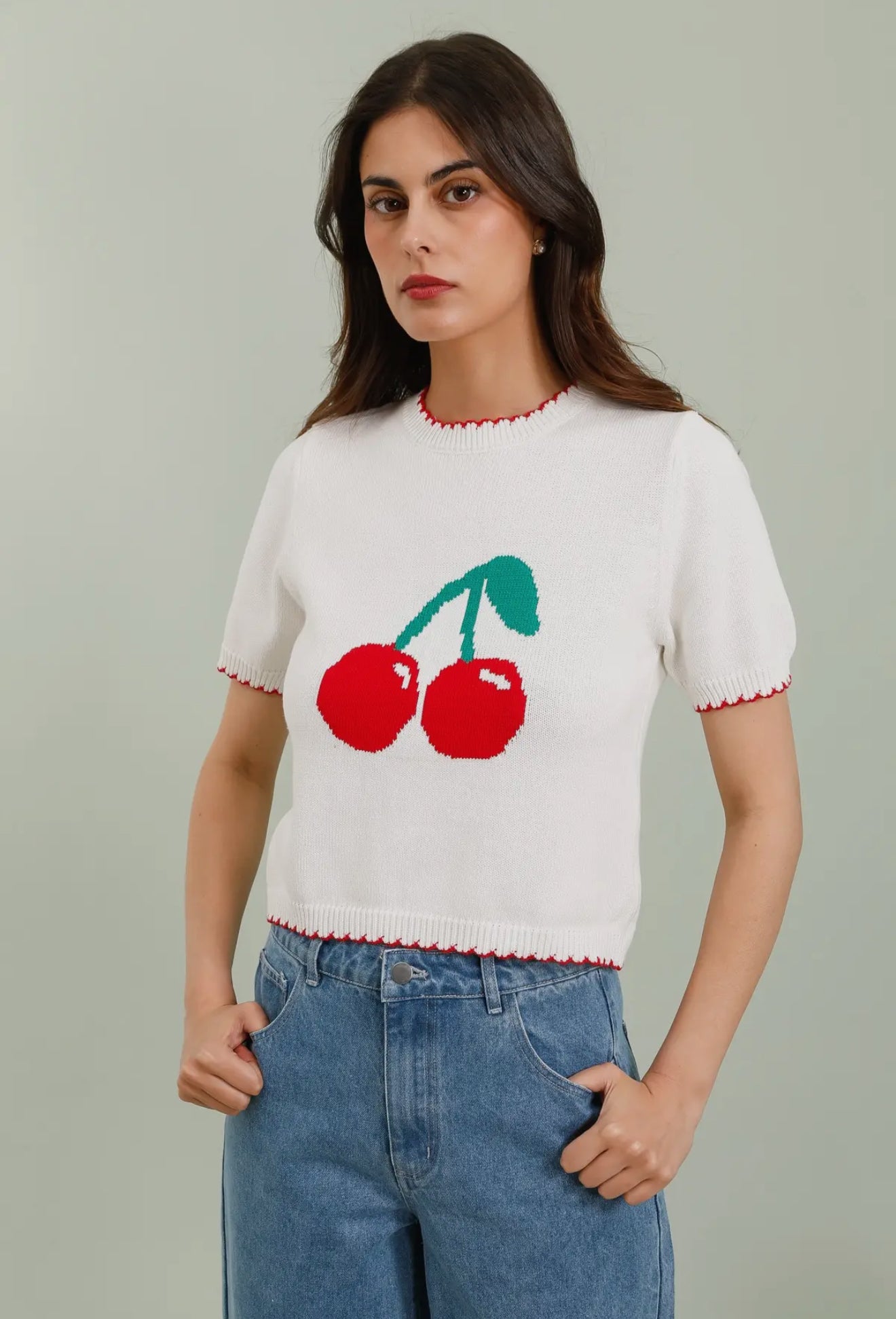 Cherry Knit sweater