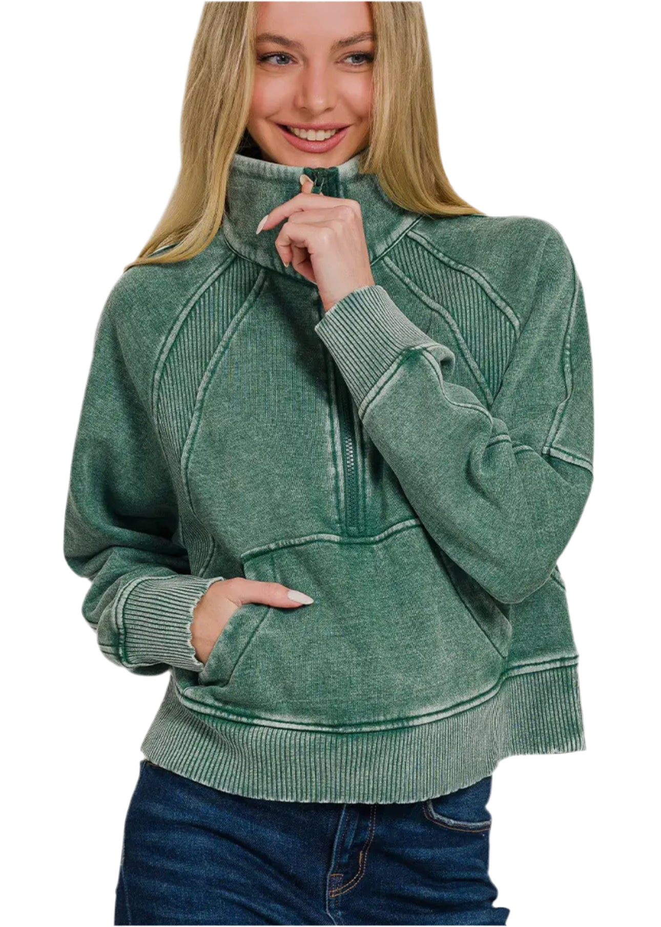 Zara half zip
