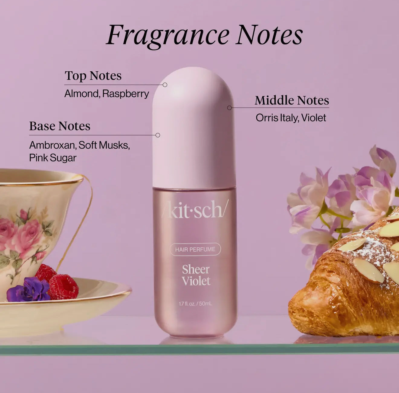 Sheer Violet hair perfume