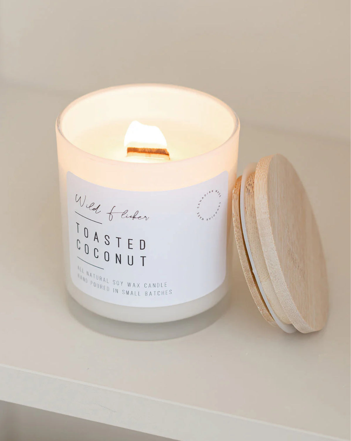 Toasted coconut Woodwick