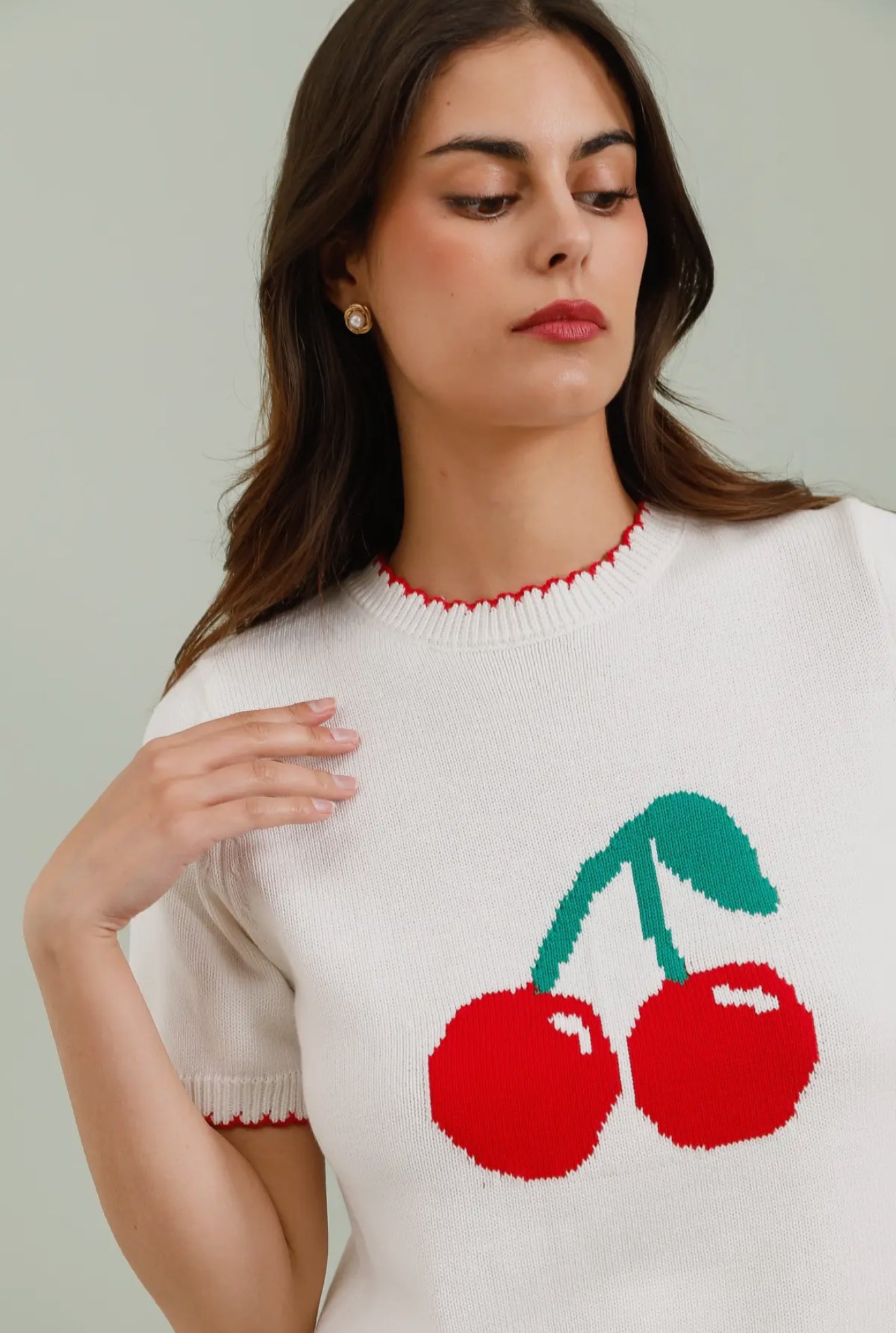 Cherry Knit sweater