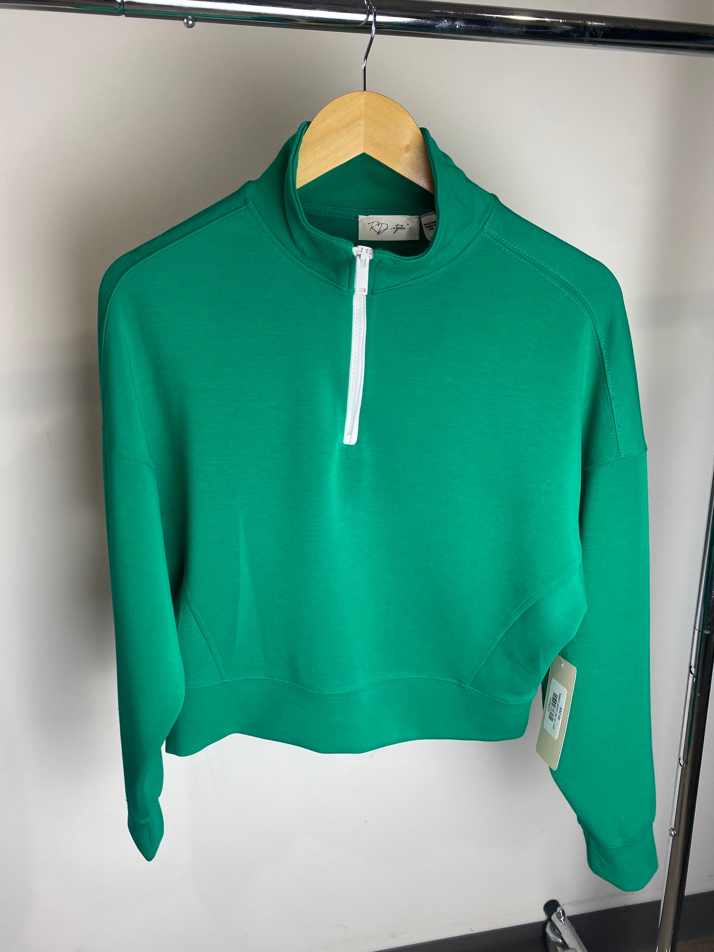 Mailyn green zip up