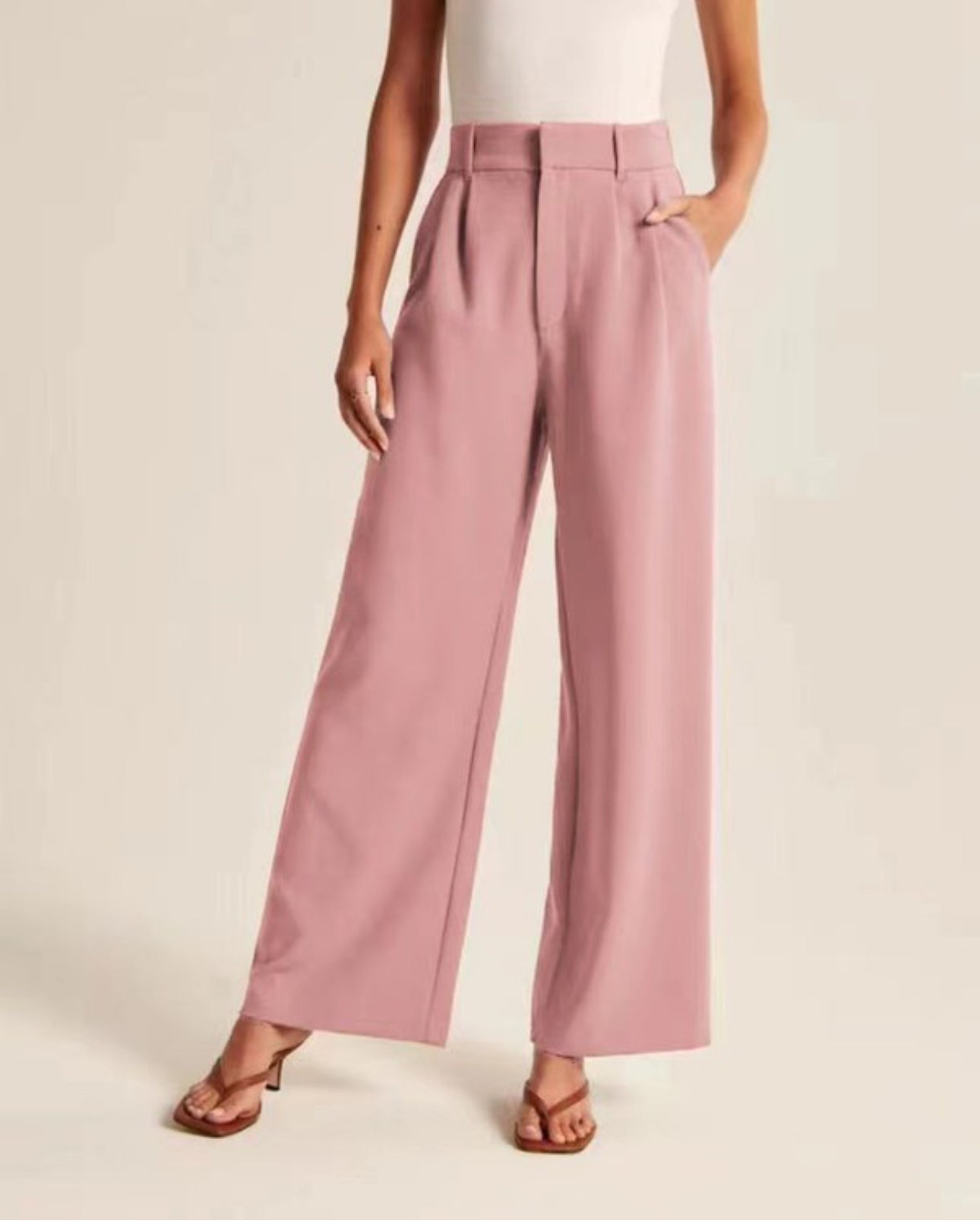 Tailored Wide Leg Dress Pant