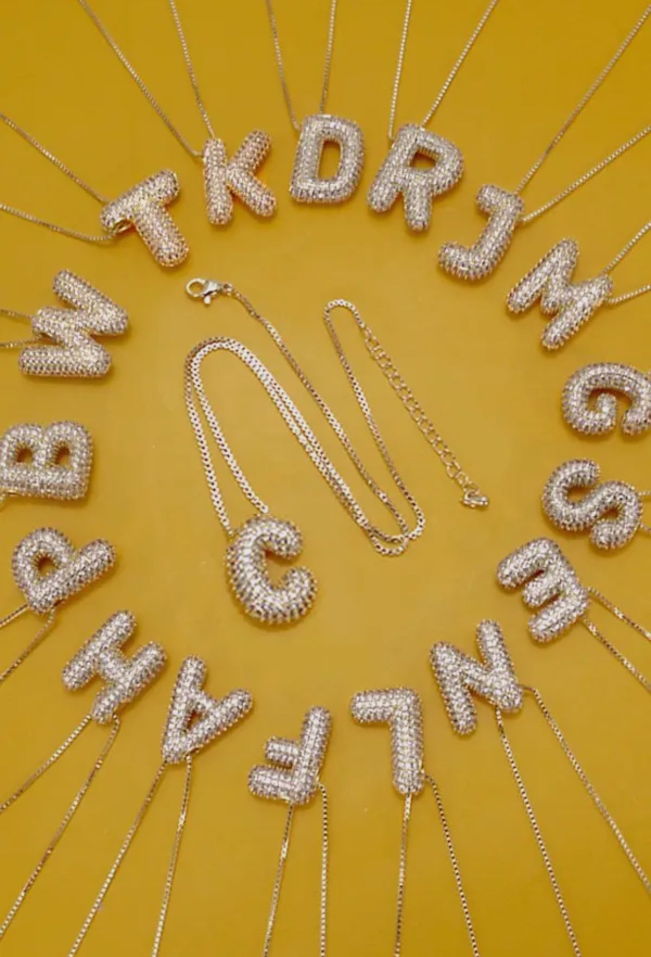 Initial necklace