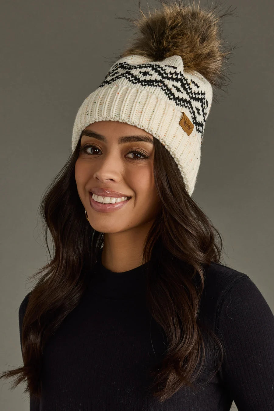 Speckled Pom Hat