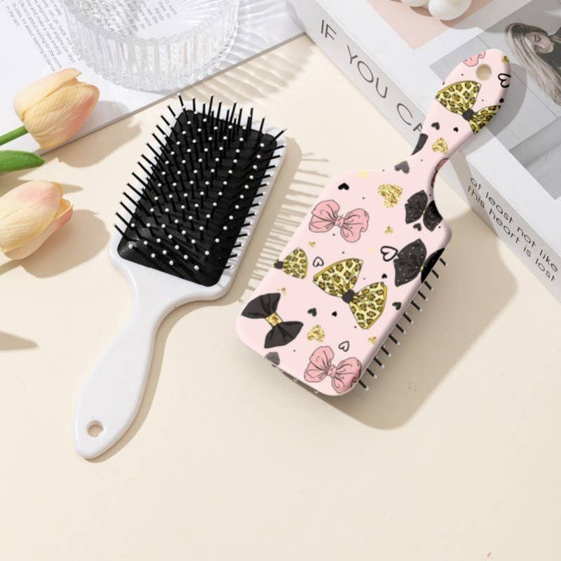 PADDLE HAIR BRUSH BOW