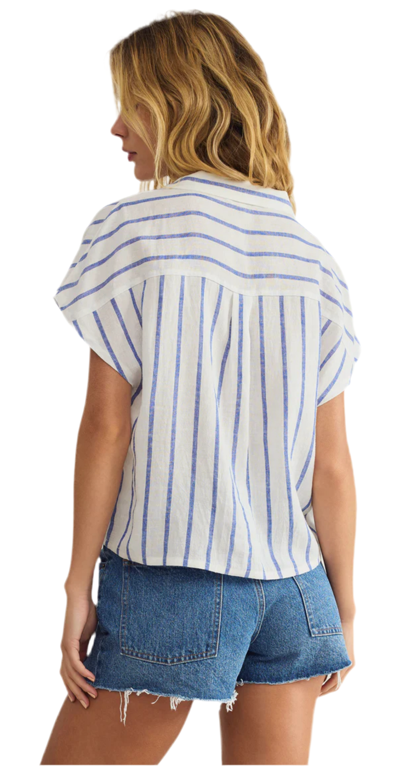 Parallel button down top