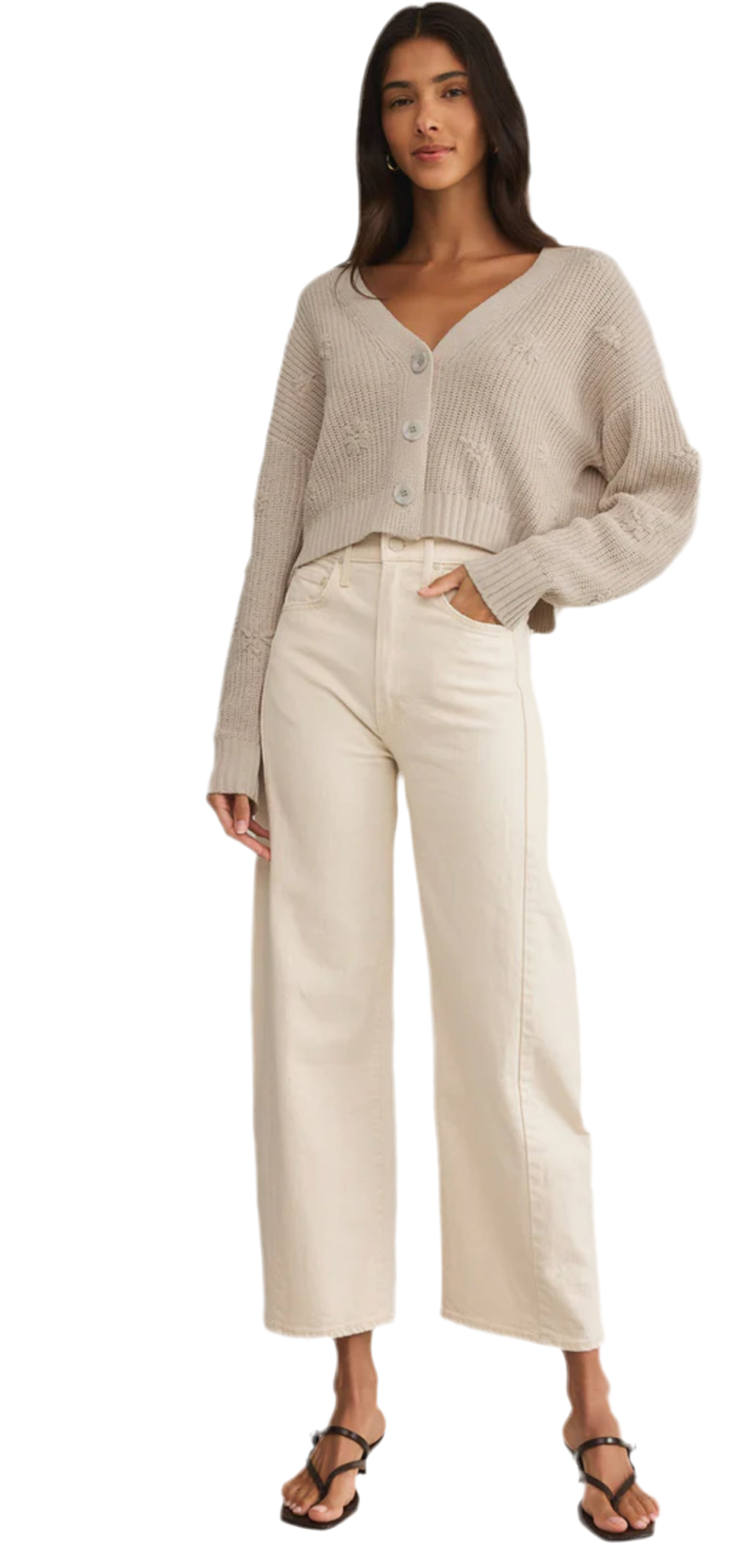 FLEUR CROPPED CARDIGAN