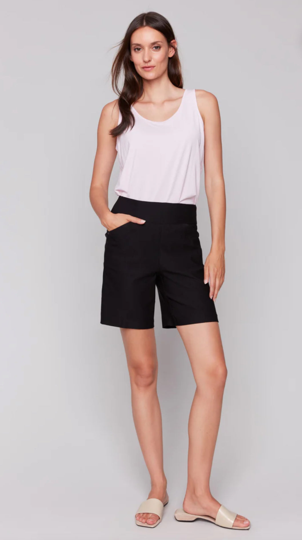 Pull-On Stretch Shorts