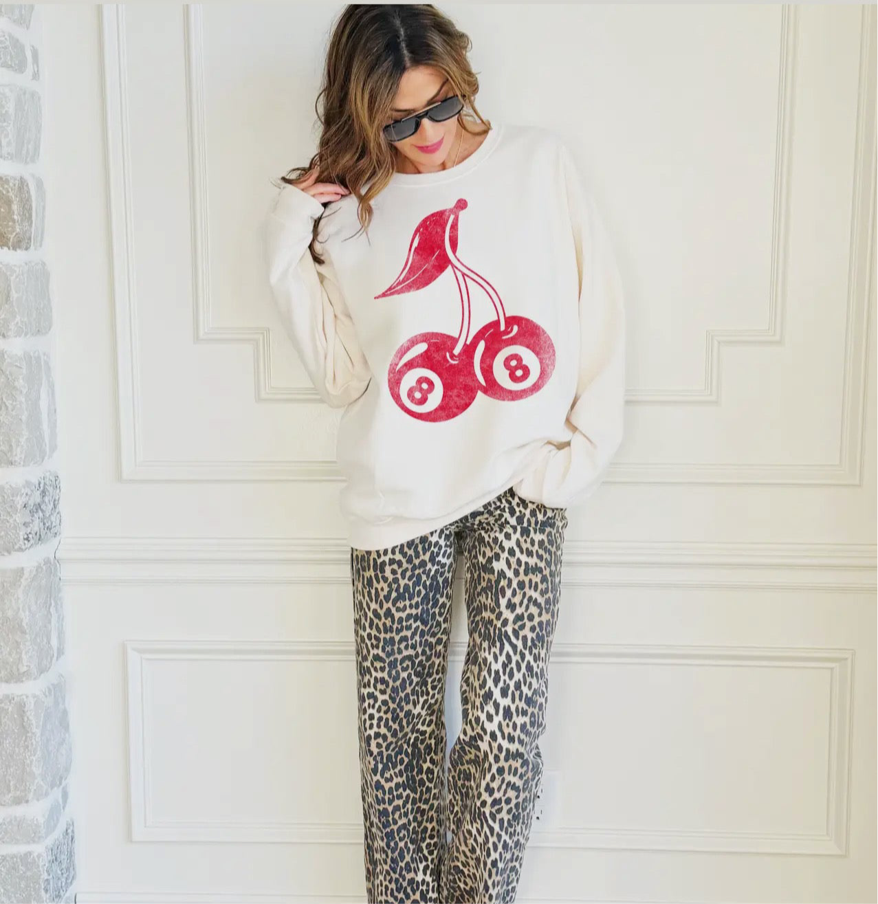 8 Ball Cherry sweatshirt