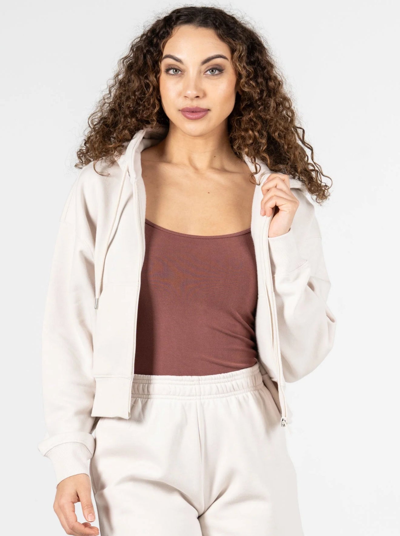 Recycled Poly/cotton Fleece Zip Hoodie