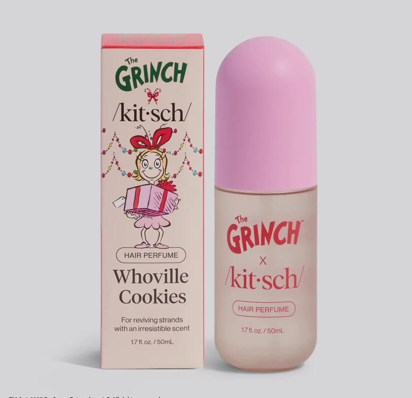 The Grinch and Whoville cookies hair perfume