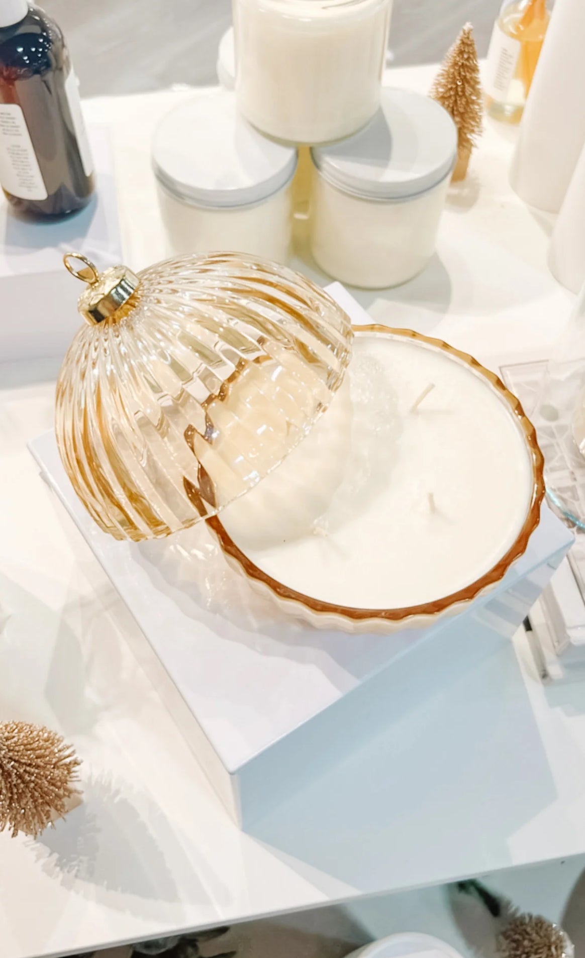 Holiday Ornament Candle