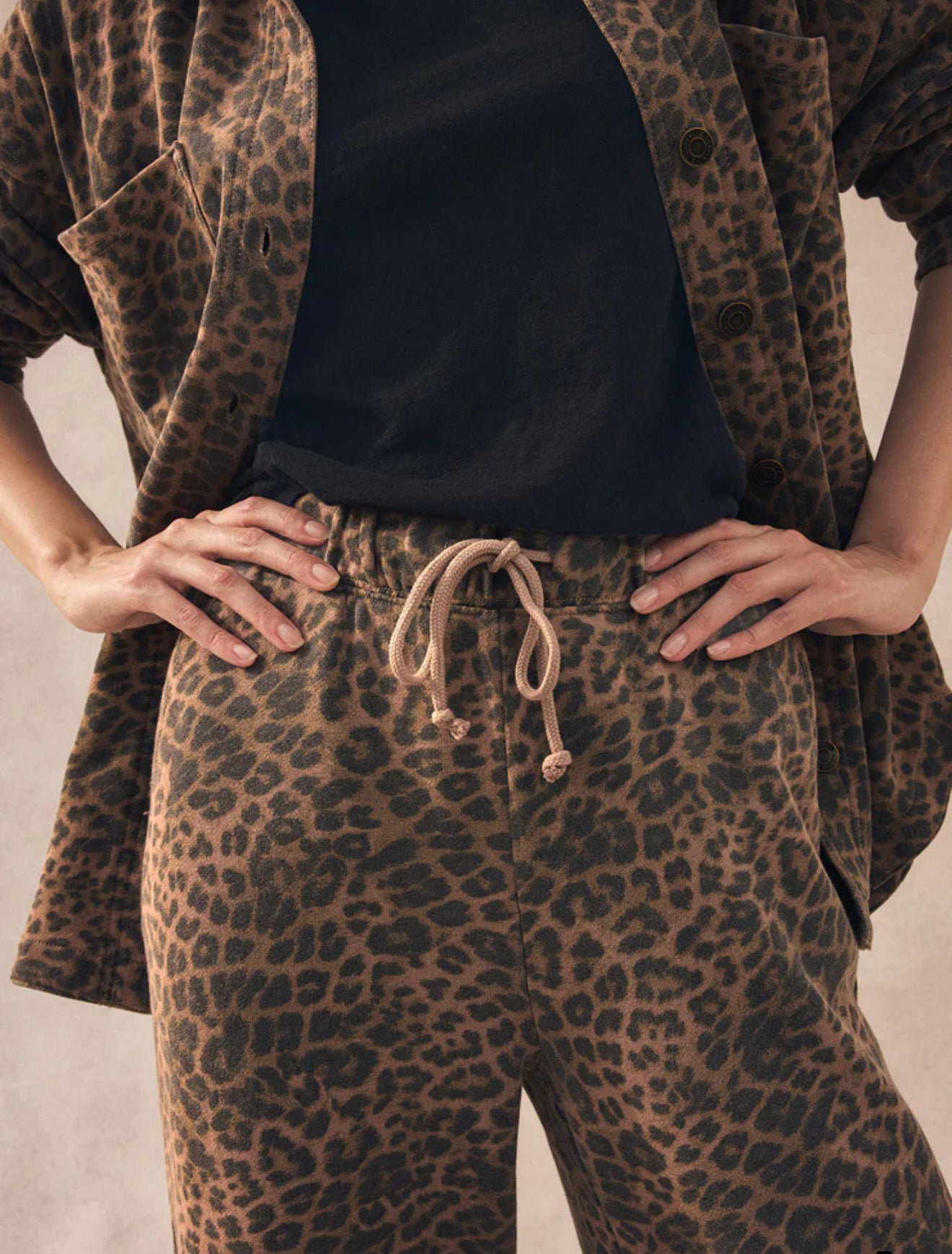 Hunter Knit Leopard Pant
