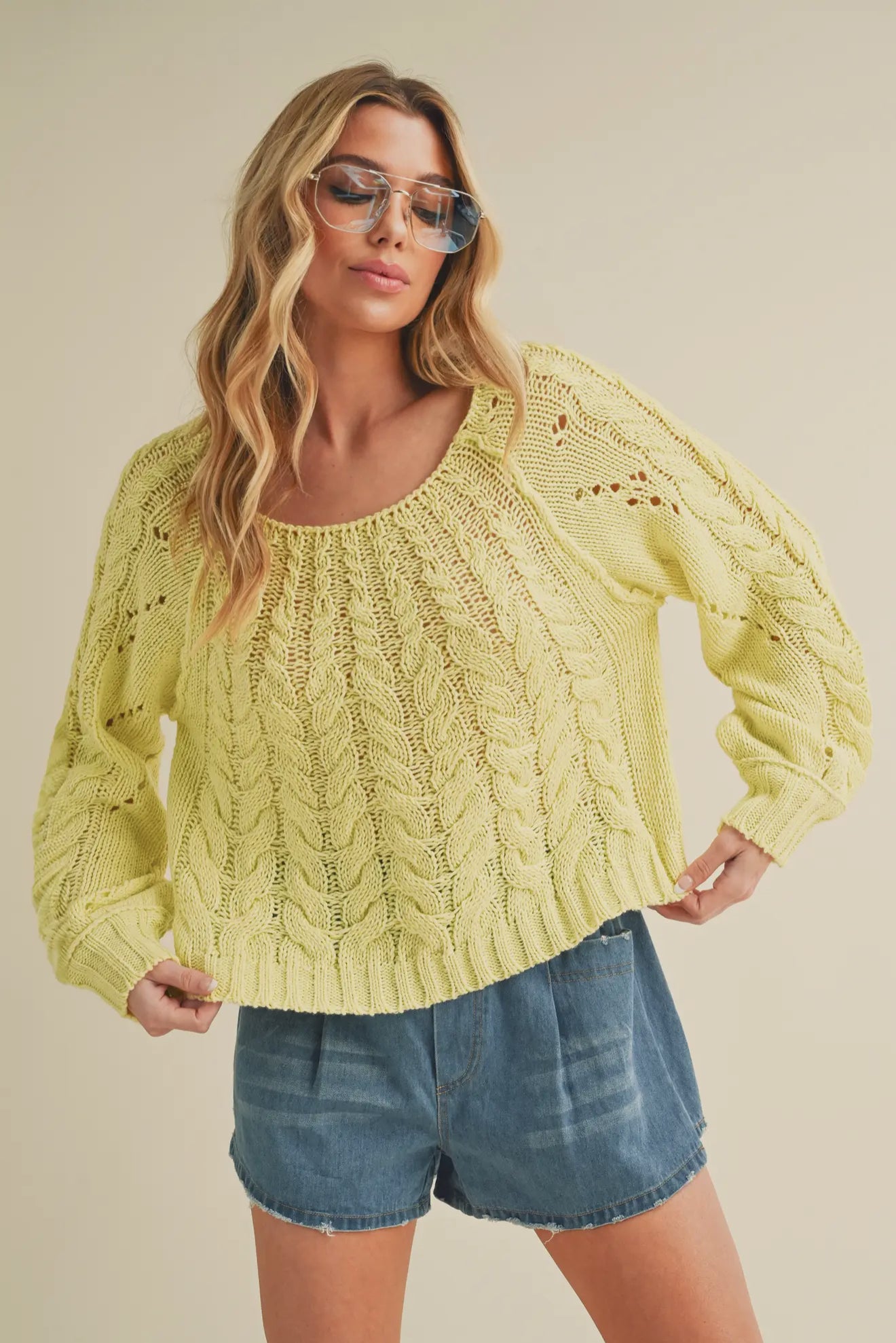 Butter yellow sweater