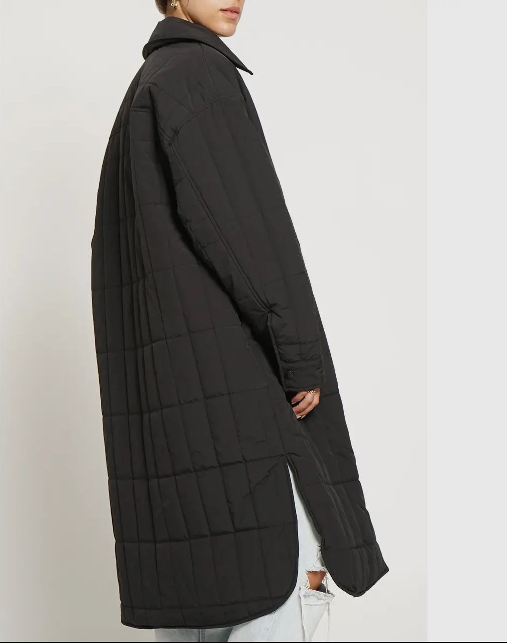 Relaxed long coat