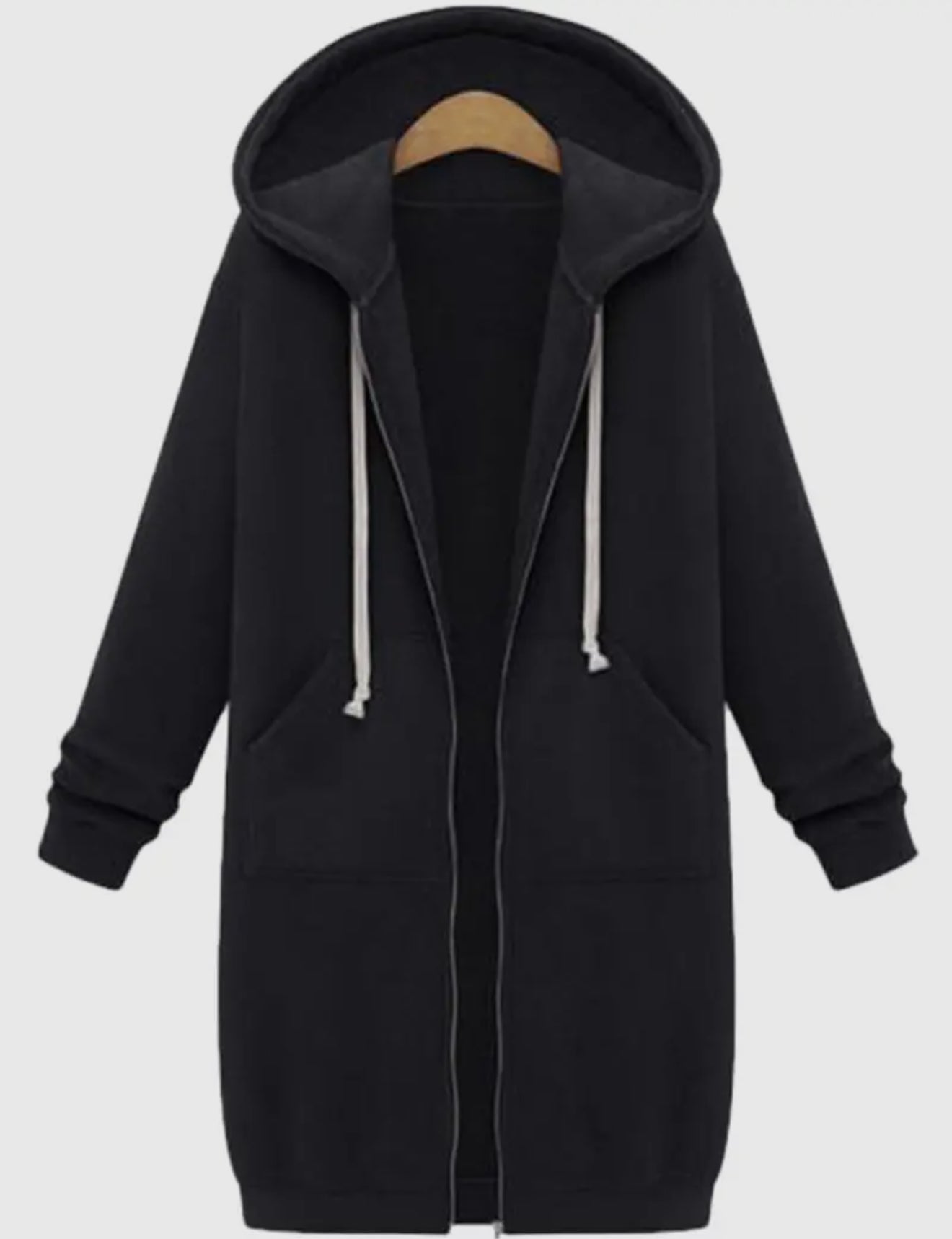 Hooded zip up