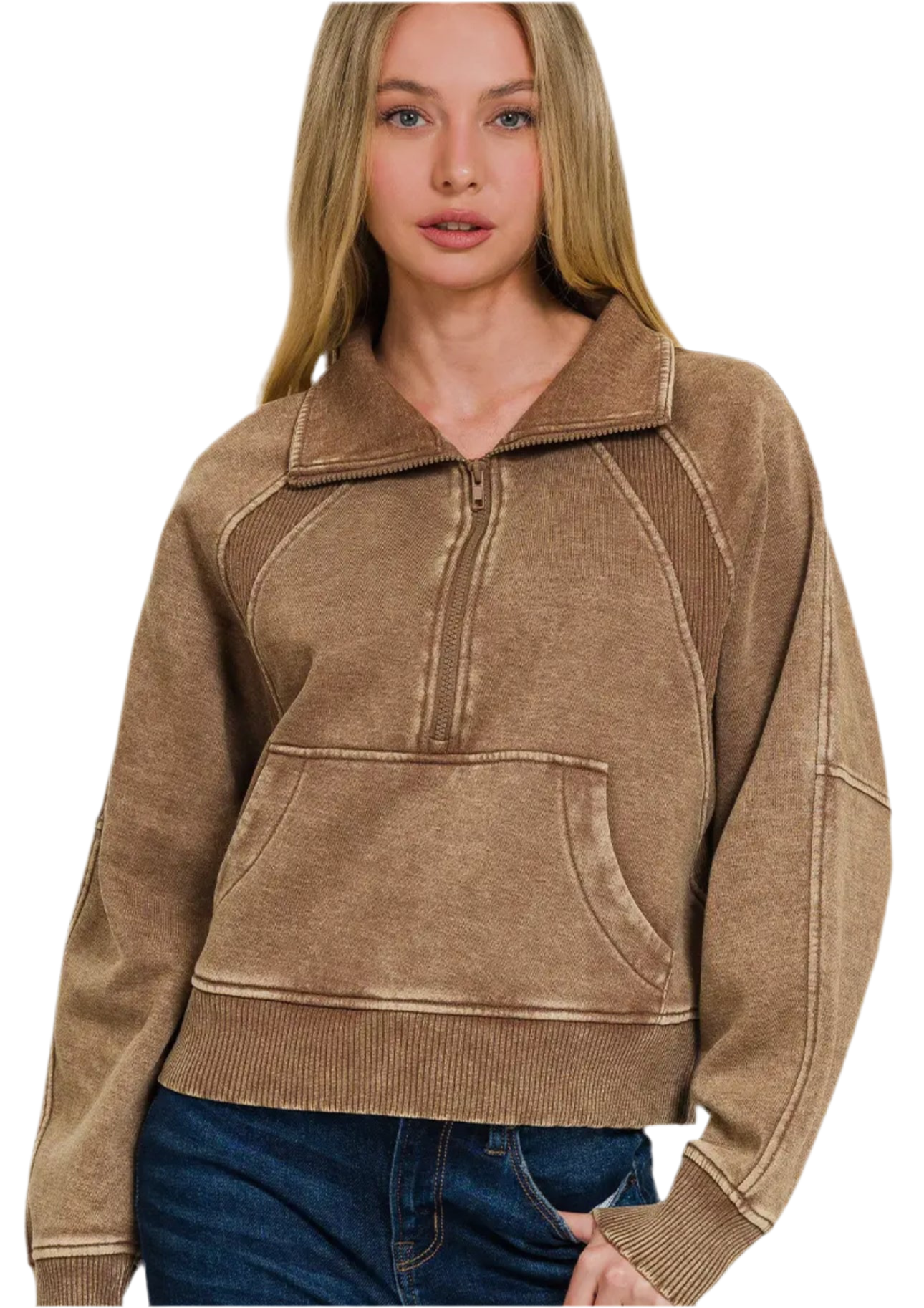 Zara half zip