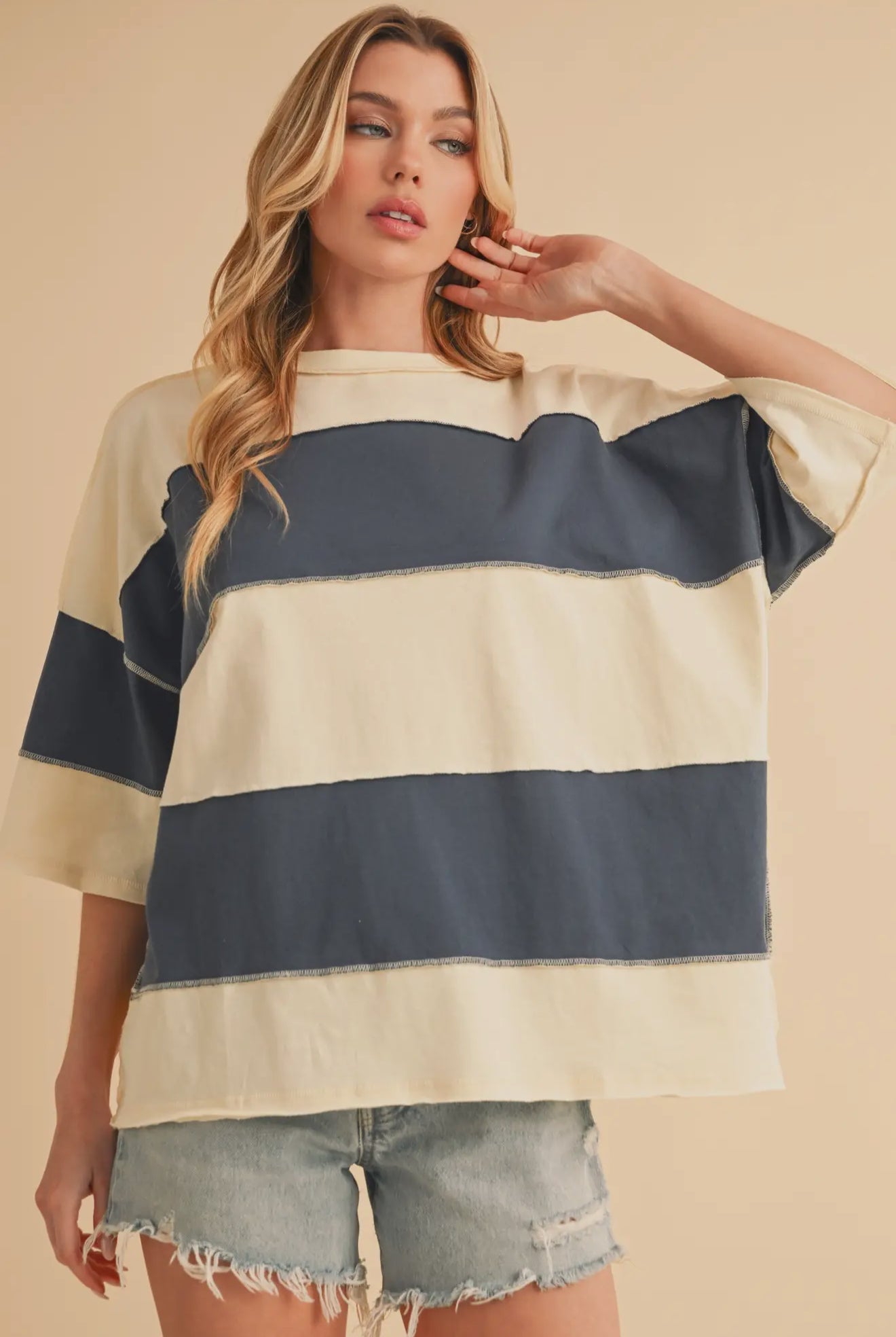 Colour block tshirt