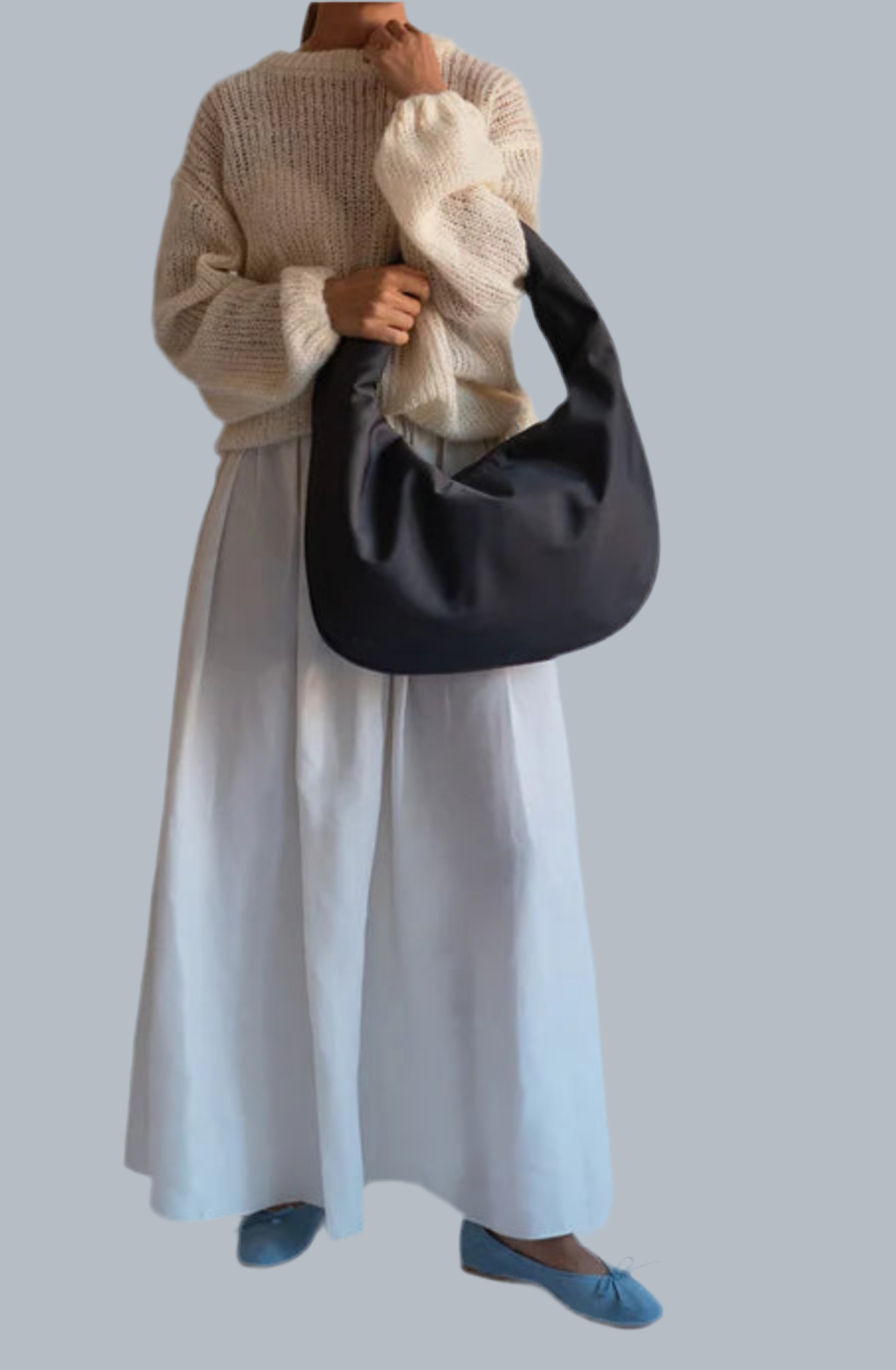 Haze matte twill tote bag