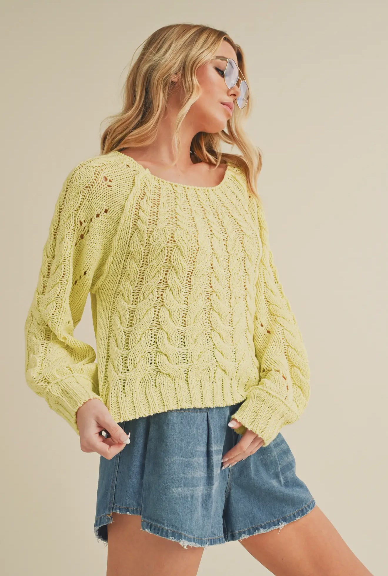 Butter yellow sweater