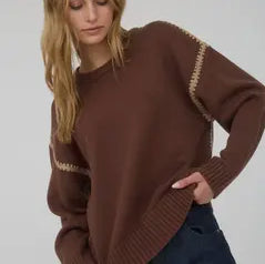 Cozy Contrast Pullover