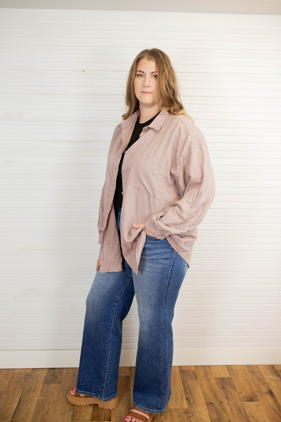 Oversized Linen Shirt