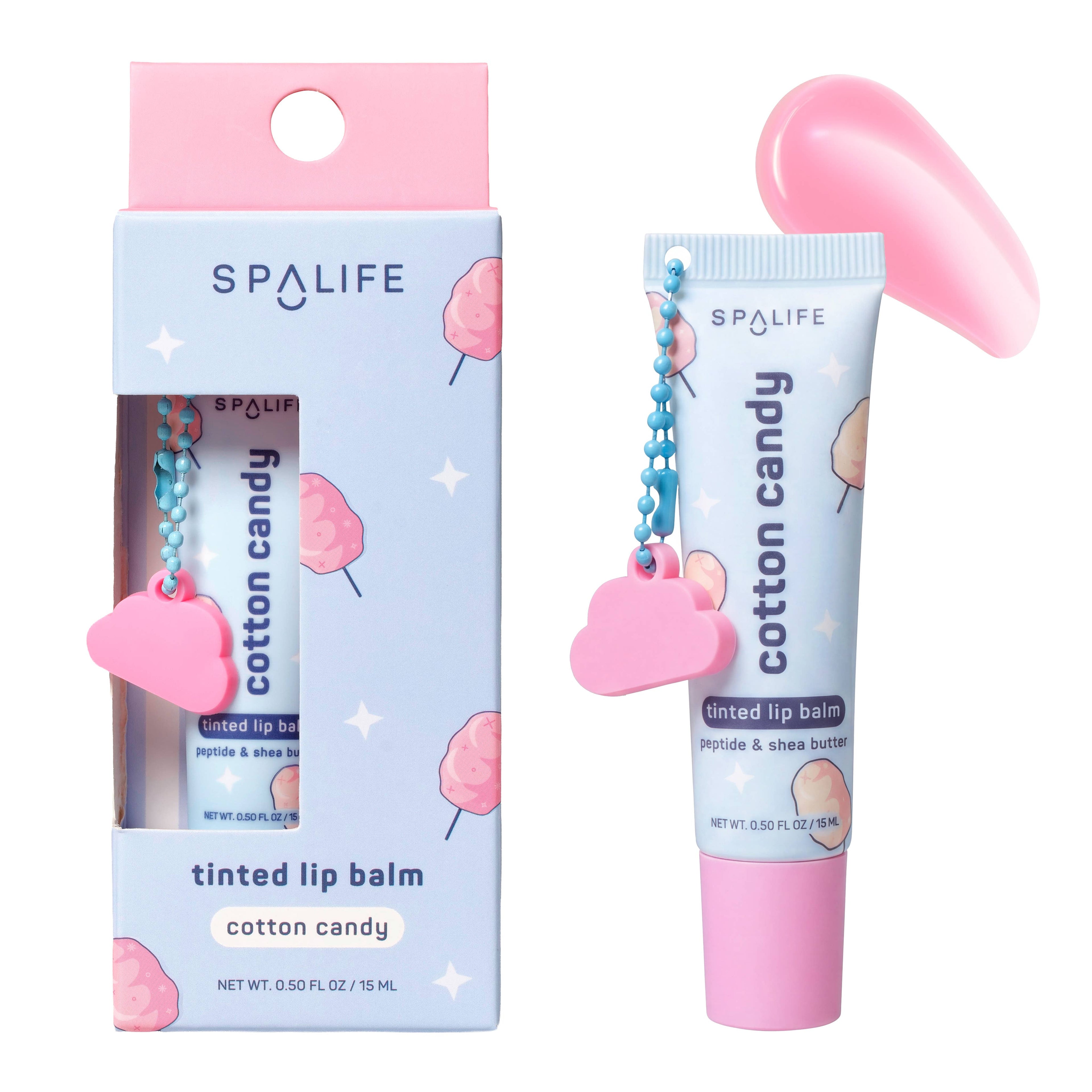 Cotton Candy Tinted Lip Balm (with peptide & shea butter)