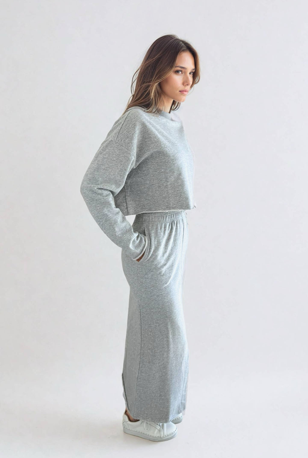 Sunday Heather Grey Top