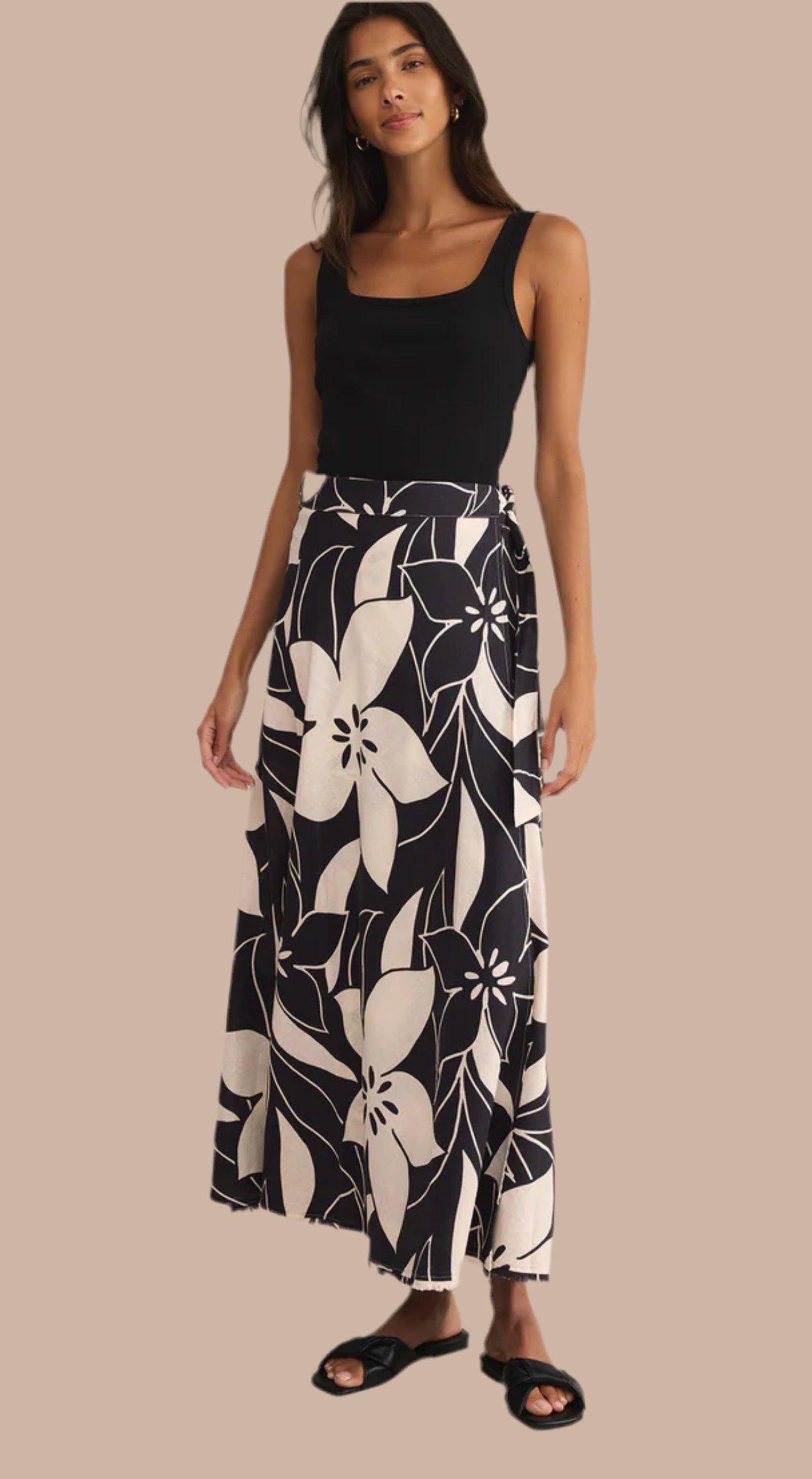 SALERNO MADERO WRAP SKIRT