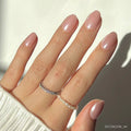 Pinch Me Press-On Nails | Short Oval | Blush Pink Glazed
