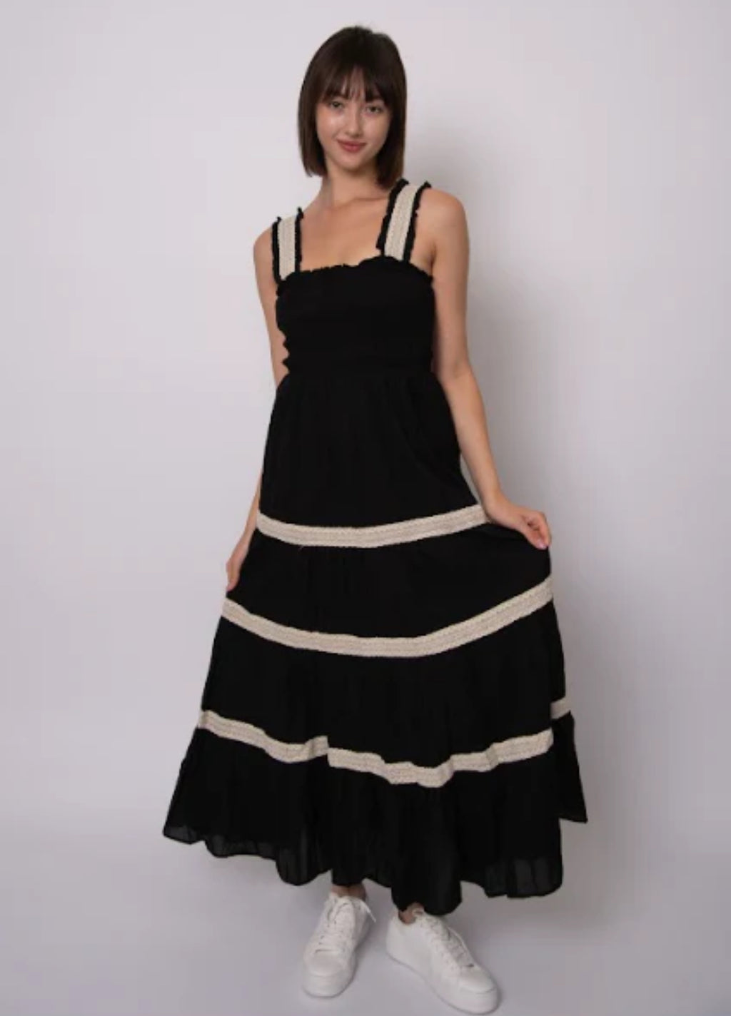 Rd Style ARI COTTON VOILE TIER DRESS