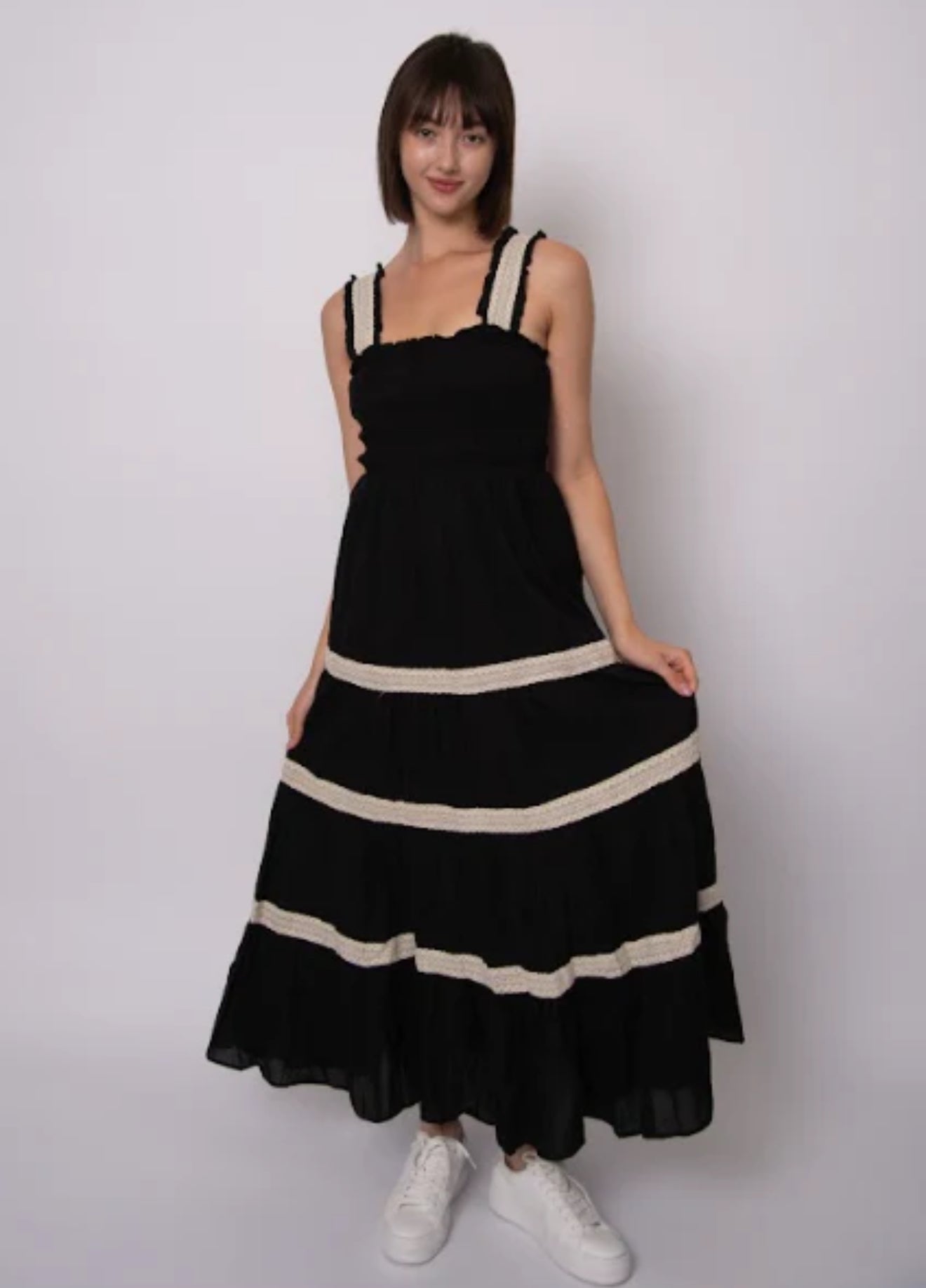 Rd Style ARI COTTON VOILE TIER DRESS
