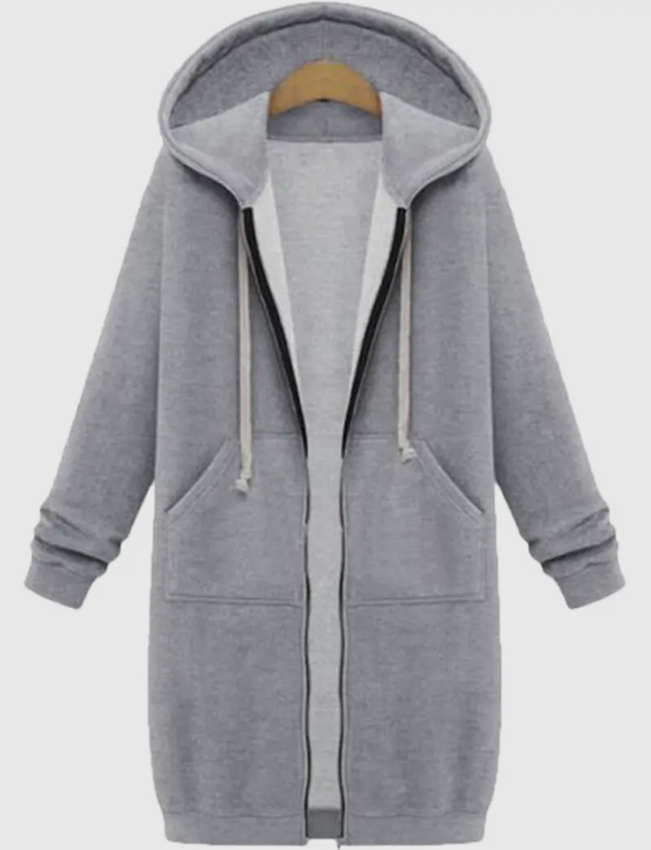 Hooded zip up