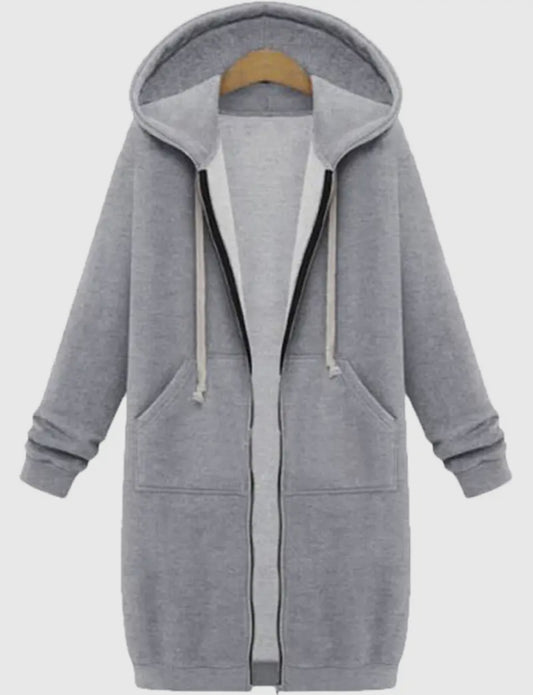 Hooded zip up