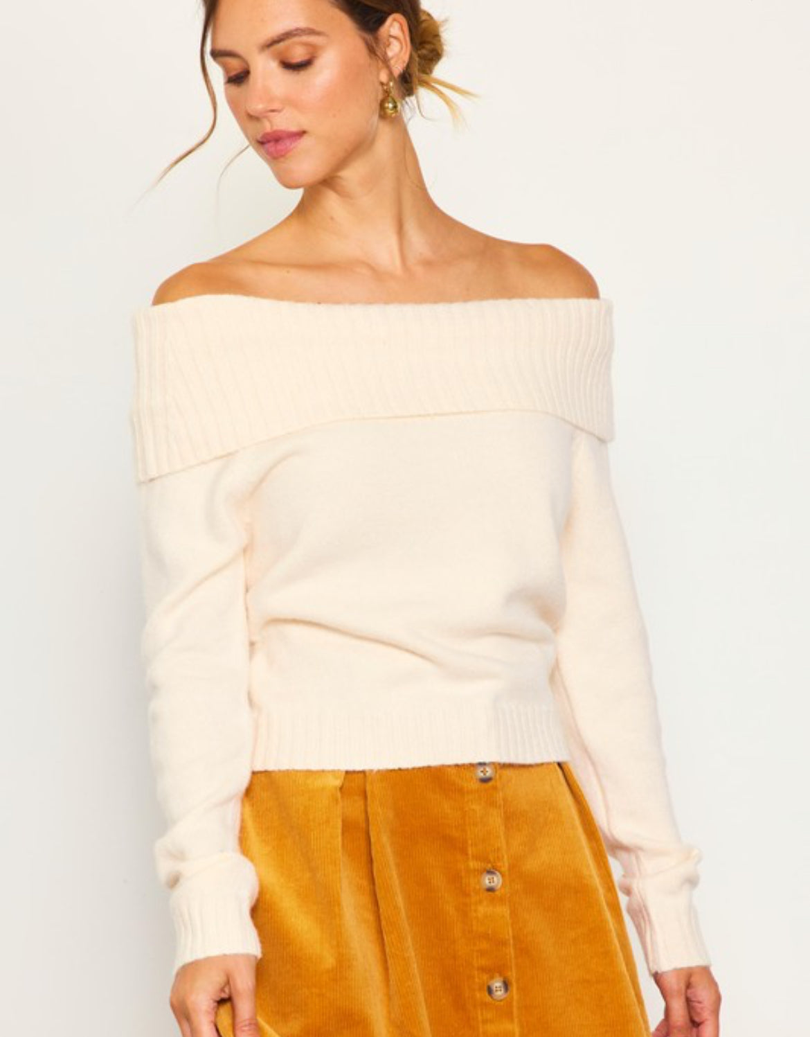 Off Shoulder Long Sleeve