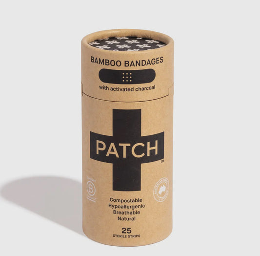 Activated charcoal bandages