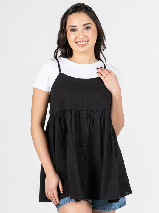 COTTON BOHO CAMI TUNIC TOP