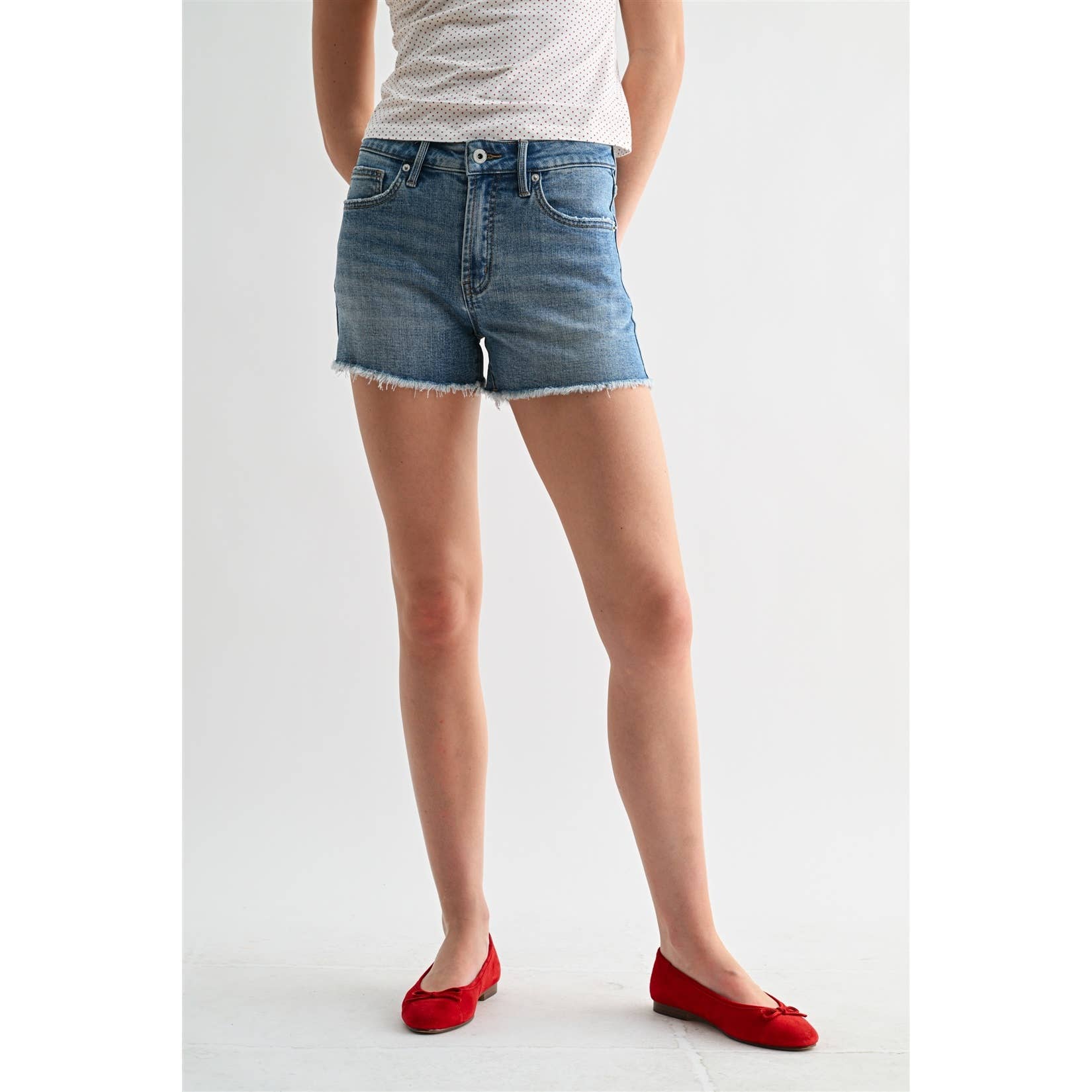 Heidi HIGH-RISE SHORTS RAW HEM