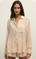 Z Supply Perfect Linen Top Custard