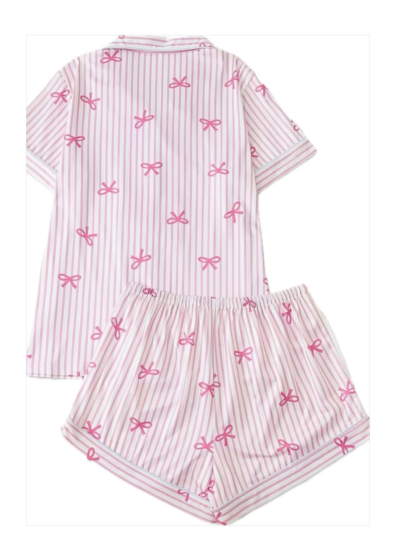 Bow Tie Pjs Set