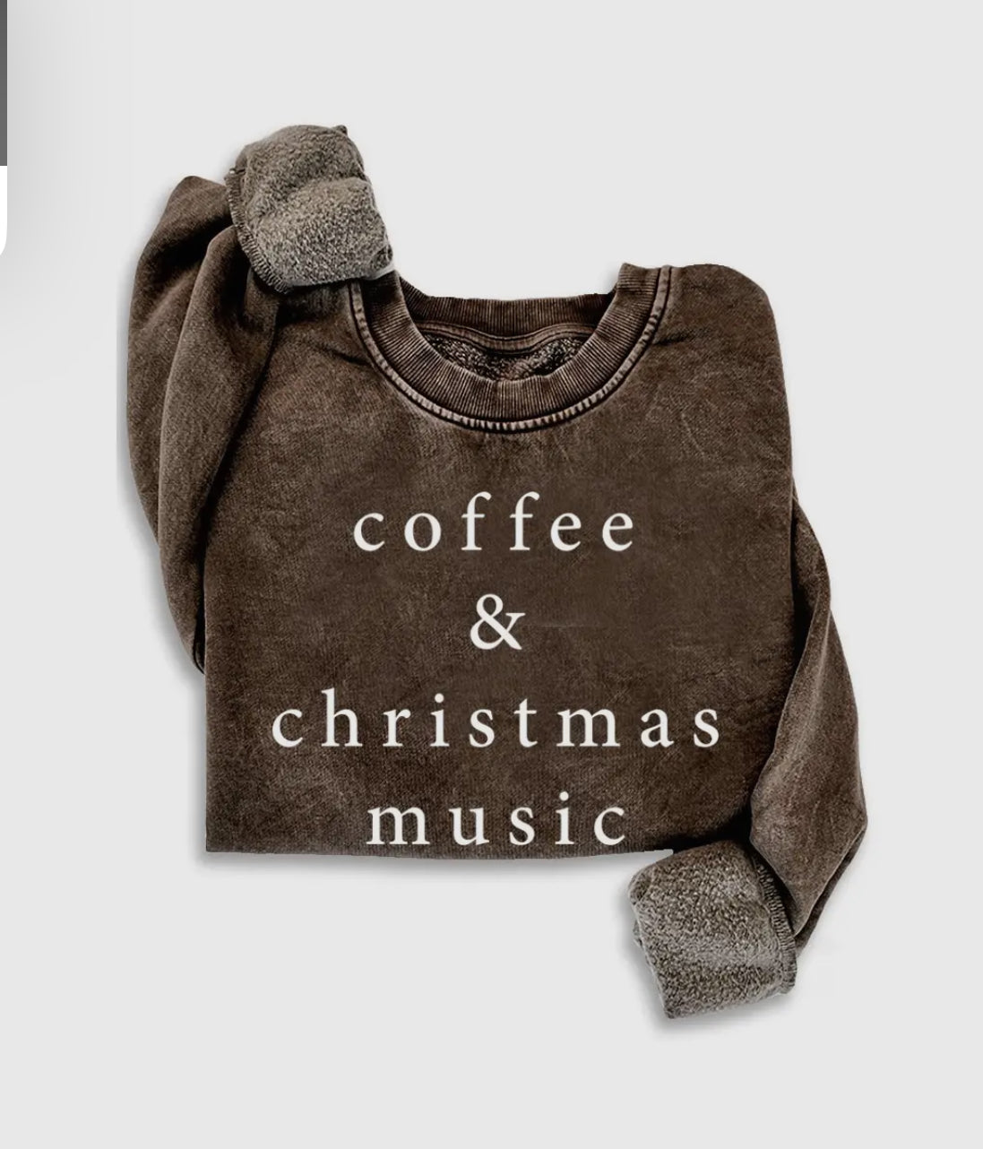 Coffee and Christmas sweatshirt