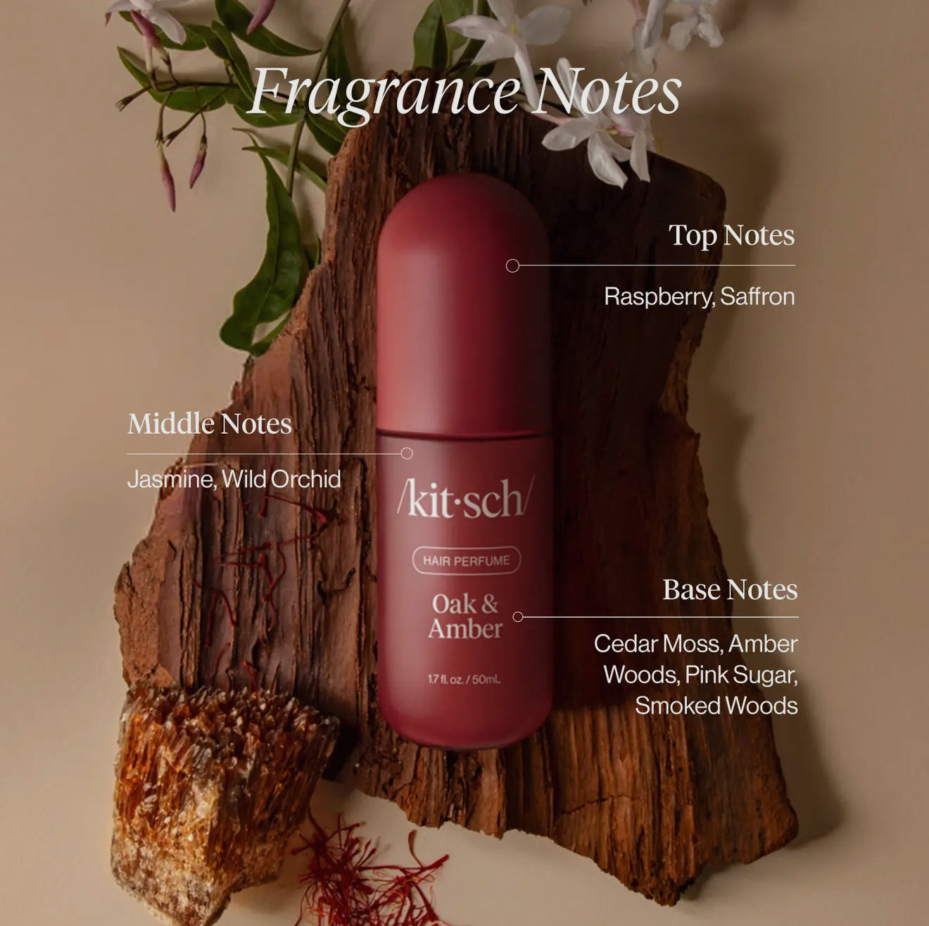 Oak & Amber hair perfume