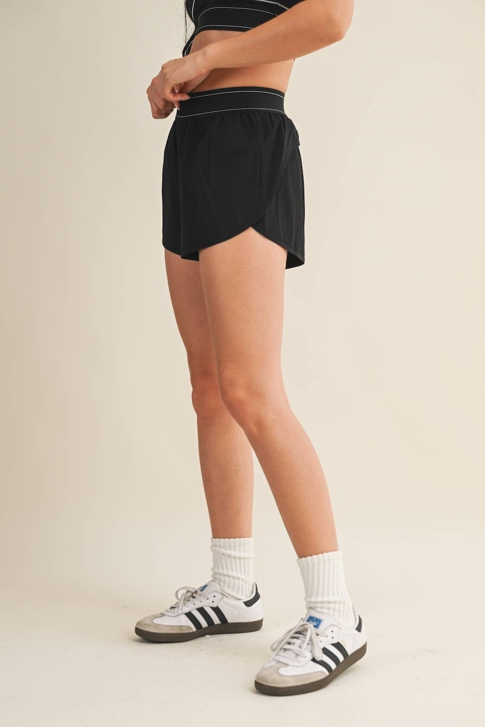 Lightweight Shorts with Elastic Waistband