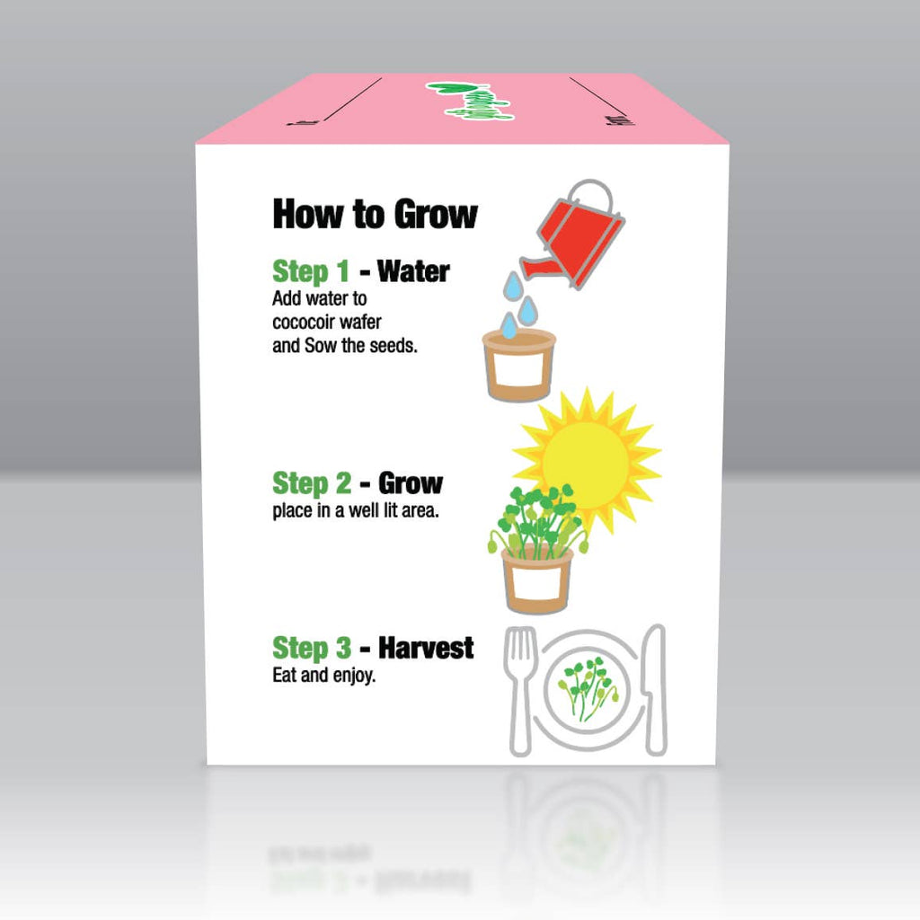 Gift Box - Mother's Day Sow and Grow Organic Microgreens