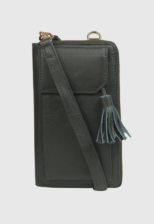 RISA THREE FOLD WALLET CROSSBODY