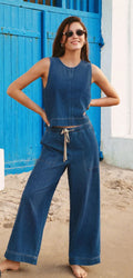 DAYCATION DENIM UTILITY PANT