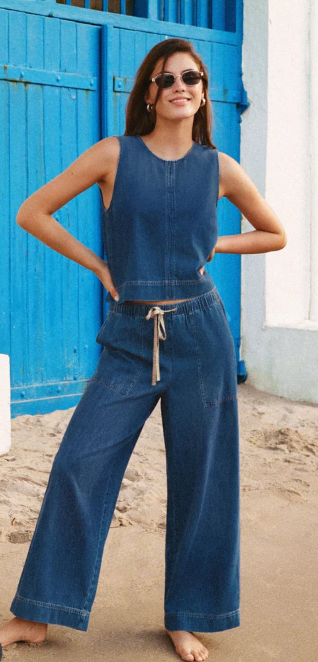 DAYCATION DENIM UTILITY PANT