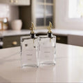 Olive Oil Rectangle GlassDispenser Bottles