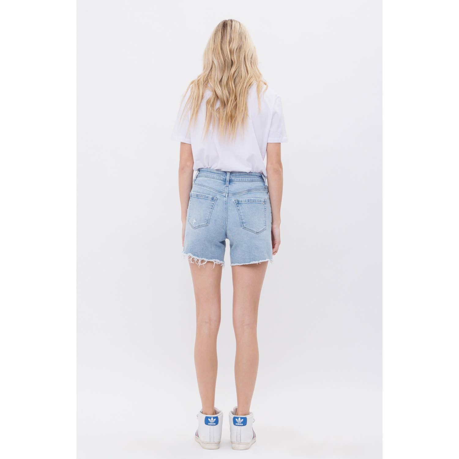 ANTHEMIS HIGH RISE MIDI SHORTS STRETCH